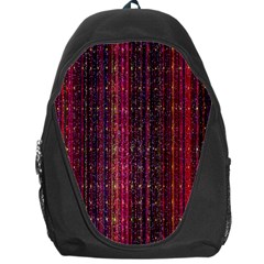 Colorful And Glowing Pixelated Pixel Pattern Backpack Bag by Simbadda