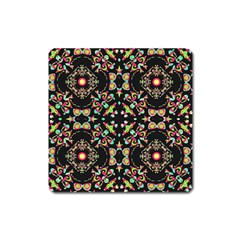 Abstract Elegant Background Pattern Square Magnet by Simbadda