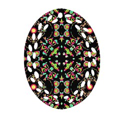 Abstract Elegant Background Pattern Oval Filigree Ornament (two Sides) by Simbadda