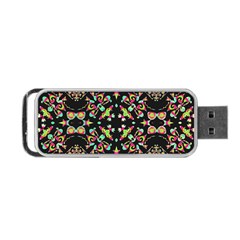 Abstract Elegant Background Pattern Portable Usb Flash (one Side) by Simbadda