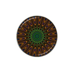 Vibrant Colorful Abstract Pattern Seamless Hat Clip Ball Marker (10 Pack) by Simbadda