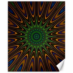 Vibrant Colorful Abstract Pattern Seamless Canvas 11  X 14   by Simbadda