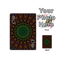 Vibrant Colorful Abstract Pattern Seamless Playing Cards 54 (mini)  by Simbadda