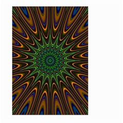 Vibrant Colorful Abstract Pattern Seamless Large Garden Flag (two Sides) by Simbadda