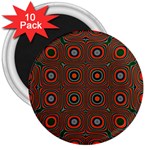 Vibrant Pattern Seamless Colorful 3  Magnets (10 pack)  Front