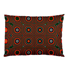 Vibrant Pattern Seamless Colorful Pillow Case by Simbadda