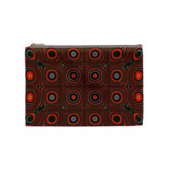 Vibrant Pattern Seamless Colorful Cosmetic Bag (medium)  by Simbadda