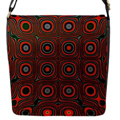 Vibrant Pattern Seamless Colorful Flap Messenger Bag (s) by Simbadda