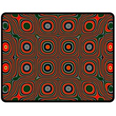 Vibrant Pattern Seamless Colorful Double Sided Fleece Blanket (medium)  by Simbadda