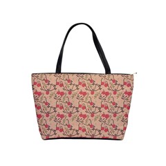 Vintage Flower Pattern  Shoulder Handbags by TastefulDesigns