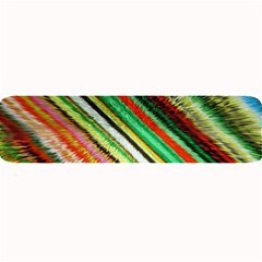 Colorful Stripe Extrude Background Large Bar Mats by Simbadda