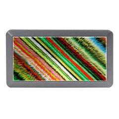 Colorful Stripe Extrude Background Memory Card Reader (mini) by Simbadda