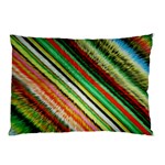 Colorful Stripe Extrude Background Pillow Case (Two Sides) Back