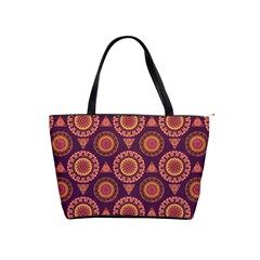 Abstract Seamless Mandala Background Pattern Shoulder Handbags by Simbadda