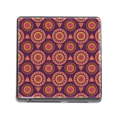 Abstract Seamless Mandala Background Pattern Memory Card Reader (square) by Simbadda