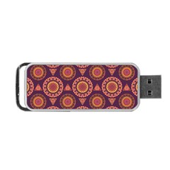 Abstract Seamless Mandala Background Pattern Portable Usb Flash (one Side) by Simbadda