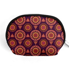 Abstract Seamless Mandala Background Pattern Accessory Pouches (medium)  by Simbadda