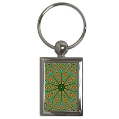 Vibrant Seamless Pattern  Colorful Key Chains (rectangle)  by Simbadda