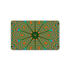 Vibrant Seamless Pattern  Colorful Magnet (name Card) by Simbadda