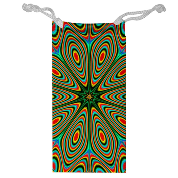 Vibrant Seamless Pattern  Colorful Jewelry Bag