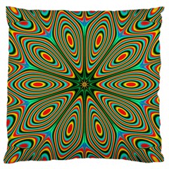 Vibrant Seamless Pattern  Colorful Large Cushion Case (one Side) by Simbadda