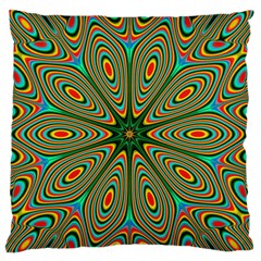 Vibrant Seamless Pattern  Colorful Standard Flano Cushion Case (one Side) by Simbadda