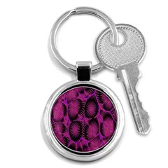 Self Similarity And Fractals Key Chains (round)  by Simbadda