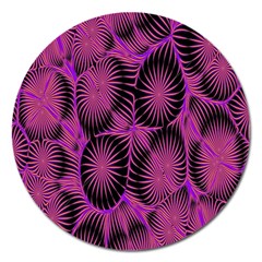 Self Similarity And Fractals Magnet 5  (round) by Simbadda