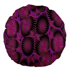 Self Similarity And Fractals Large 18  Premium Flano Round Cushions by Simbadda