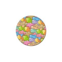 Fishes Cartoon Golf Ball Marker by sifis