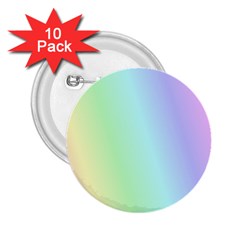 Multi Color Pastel Background 2.25  Buttons (10 pack) 