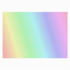 Multi Color Pastel Background Large Glasses Cloth (2-side)