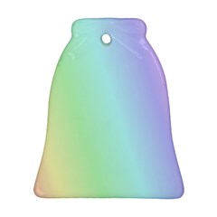 Multi Color Pastel Background Ornament (Bell)