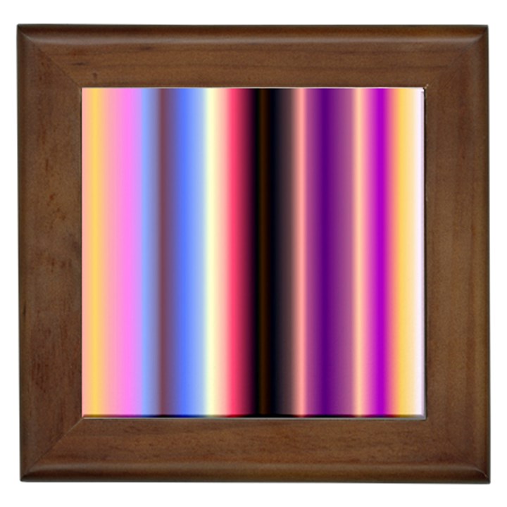 Multi Color Vertical Background Framed Tiles