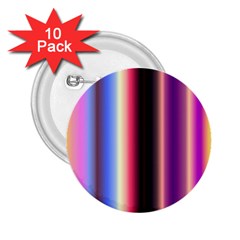 Multi Color Vertical Background 2.25  Buttons (10 pack) 