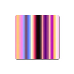 Multi Color Vertical Background Square Magnet