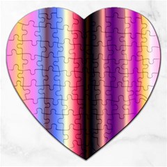 Multi Color Vertical Background Jigsaw Puzzle (Heart)