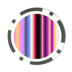 Multi Color Vertical Background Poker Chip Card Guard