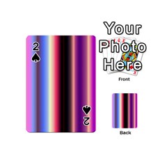 Multi Color Vertical Background Playing Cards 54 (Mini) 