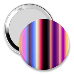 Multi Color Vertical Background 3  Handbag Mirrors