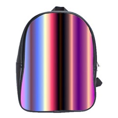 Multi Color Vertical Background School Bags (XL) 