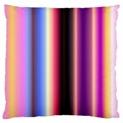 Multi Color Vertical Background Standard Flano Cushion Case (two Sides) by Simbadda