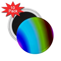 Multi Color Stones Wall Multi Radiant 2.25  Magnets (10 pack) 