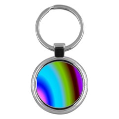 Multi Color Stones Wall Multi Radiant Key Chains (Round) 