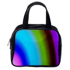 Multi Color Stones Wall Multi Radiant Classic Handbags (One Side)