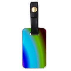 Multi Color Stones Wall Multi Radiant Luggage Tags (One Side) 