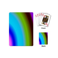 Multi Color Stones Wall Multi Radiant Playing Cards (Mini) 