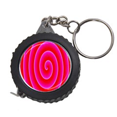 Pink Hypnotic Background Measuring Tapes by Simbadda