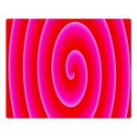 Pink Hypnotic Background Double Sided Flano Blanket (Large)  80 x60  Blanket Front