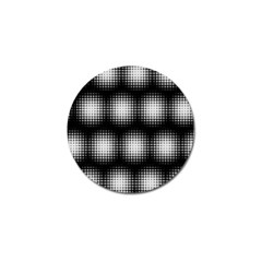 Black And White Modern Wallpaper Golf Ball Marker (10 Pack) by Simbadda